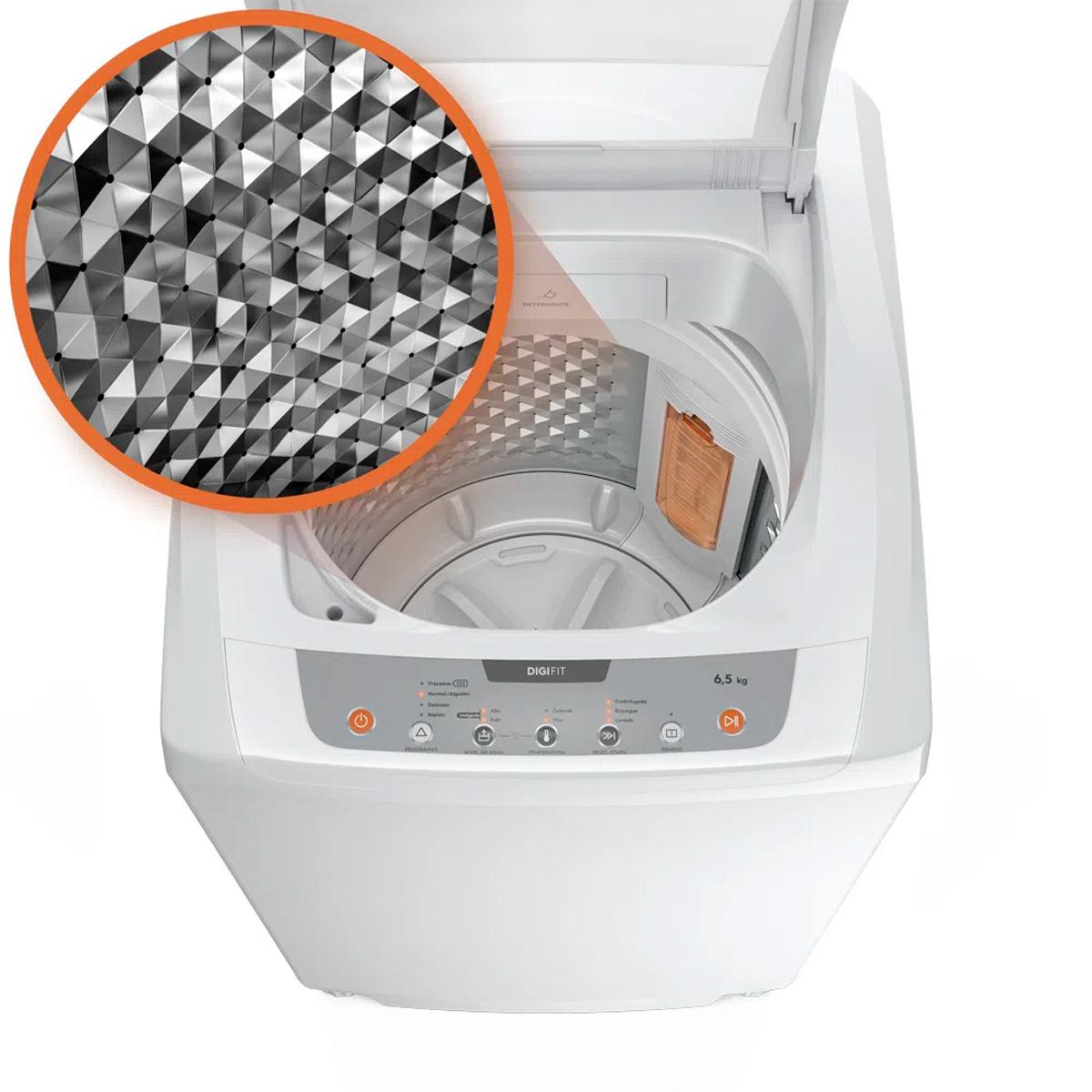 Lavarropas Automático Gafa Digi Fit 6,5KG 760 RPM Carga Superiro Blanco